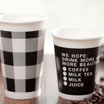 星辰纸杯咖啡杯大图